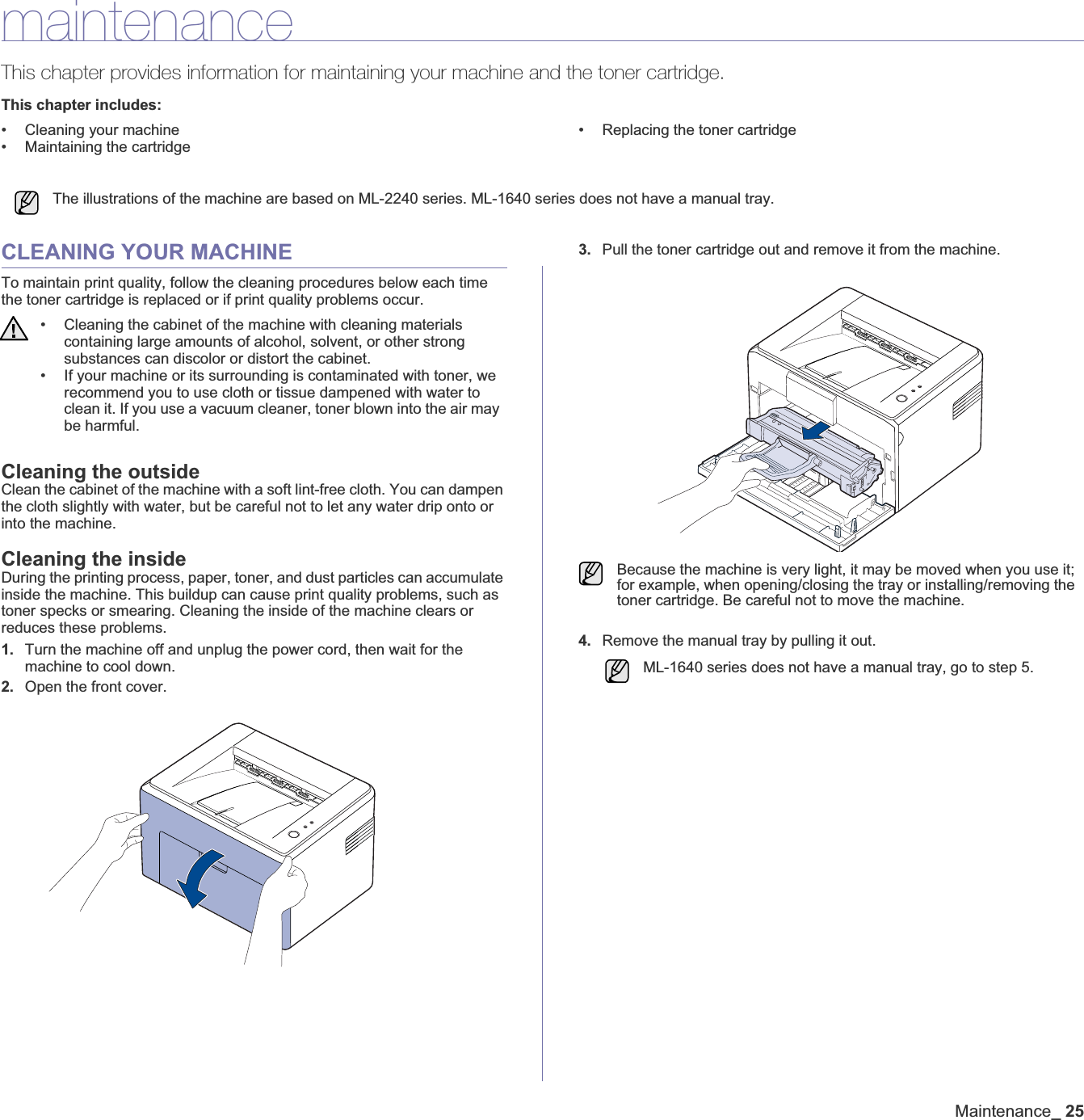 Samsung ml 1640 manual pdf